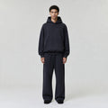 Hoodie Oversize — Noir Délavé